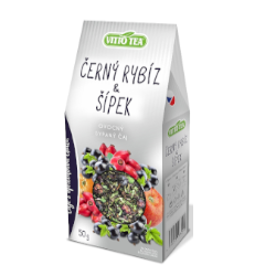 čaj Vitto Černý rybíz a šípek 50g