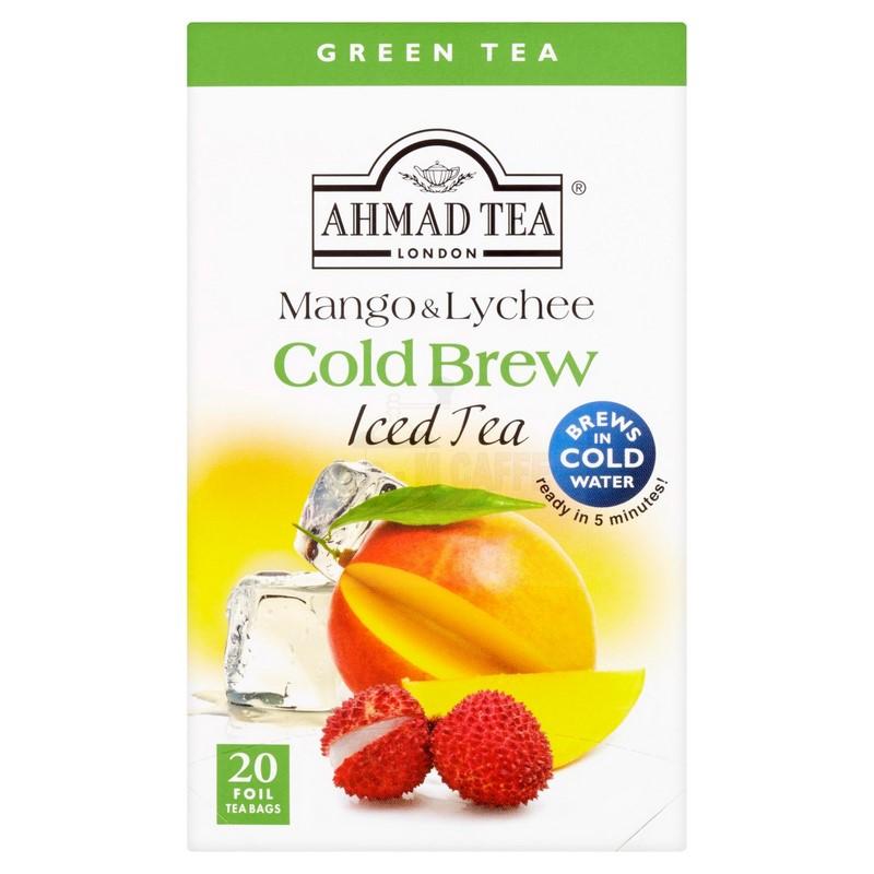 čaj Ahmad Tea Cold Brew Iced Tea Mango and Lichee 20 x 2 g