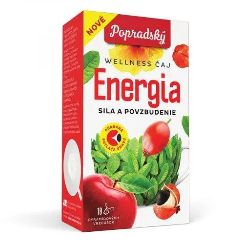 čaj popradský wellness energie 18 sáčků