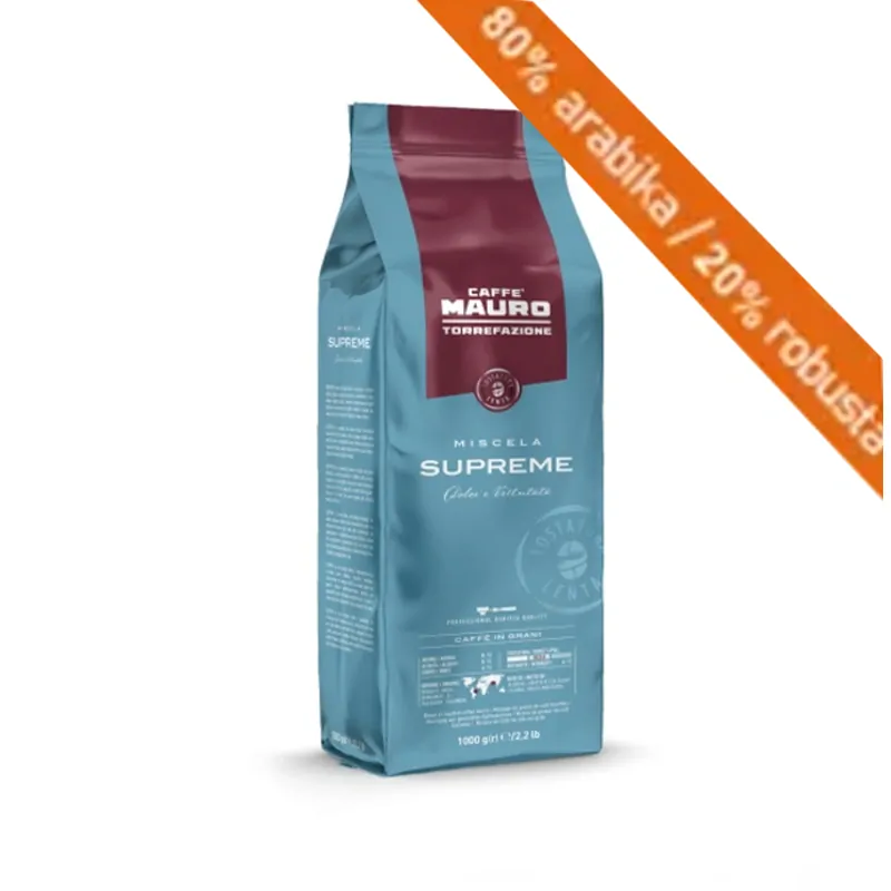 Mauro Supreme zrnková káva 1kg
