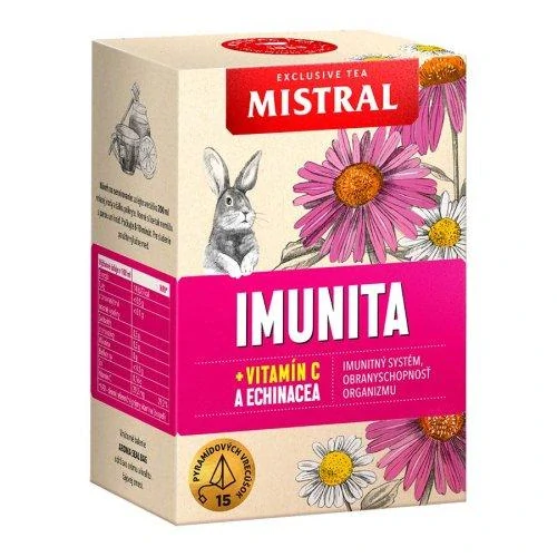 čaj MISTRAL Imunita + vitamín C a echinacea 15 sáčků