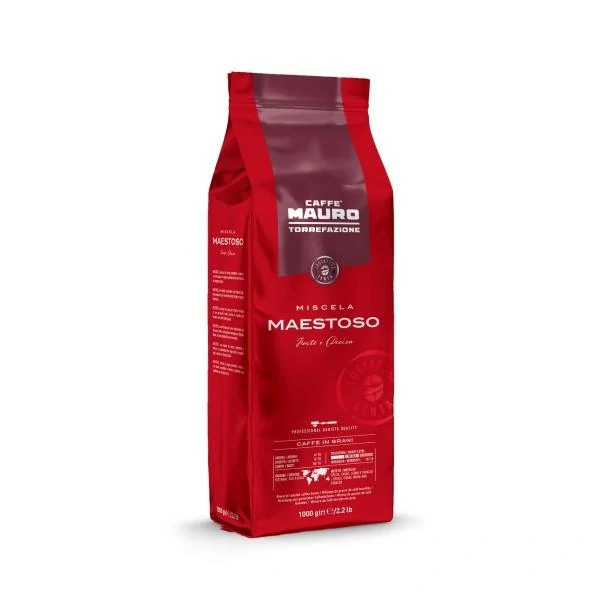 Mauro Caffé Espresso Miscela Maestoso zrnková káva 1 kg