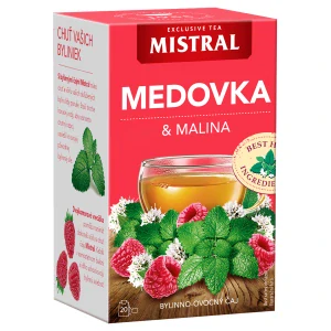 čaj MISTRAL meduňka,máta a malina 20 sáčků