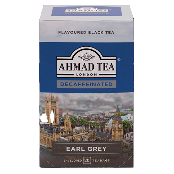 čaj Ahmad tea Earl Grey Decaffeinated (bez kofeinu)  20ks