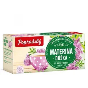 čaj popradský bylinný čaj Mateřídouška 20 sáčků