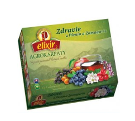 čaj Elixír- ovocný mix – čajová kazeta 48 sáčků