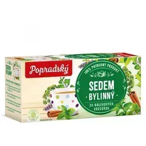 čaj popradský bylinný čaj Sedm bylin 20 sáčků