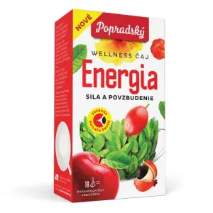 čaj popradský wellness energie 18 sáčků