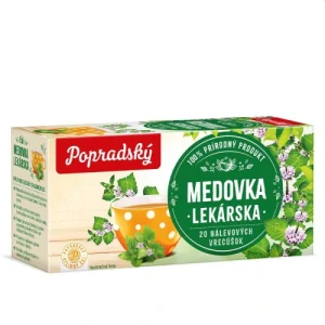 čaj popradský bylinný čaj Meduňka 20 sáčků