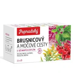 čaj popradský bylinný Brusinkový a močové cesty 15 sáčků