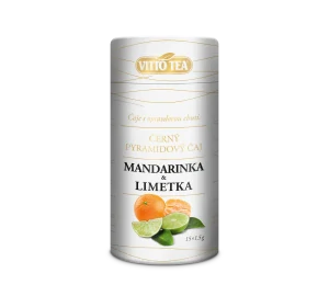 čaj Vitto tea Tubus Mandarinka & Limetka 15 sáčků