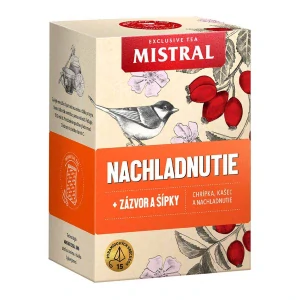 čaj MISTRAL Nachlazení + zázvor a šípky 15 sáčků