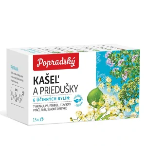 čaj popradský bylinný Kašel a průdušky15 sáčků