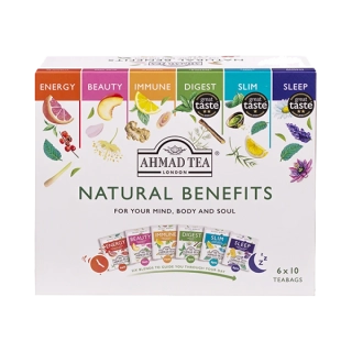čaj Ahmad tea  Natural Benefits Selection  60ks
